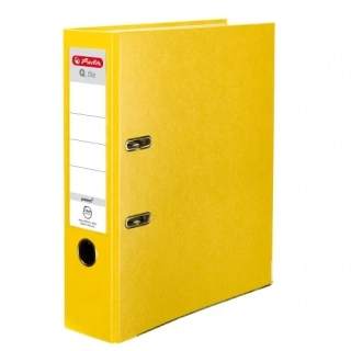 Herlitz - Pákový zakladač Q.file - šanón, A4/8 cm, žltý