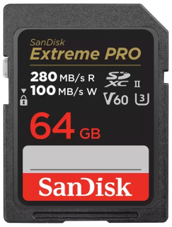 SanDisk Extreme PRO 64GB V60 UHS-II / SDSDXEP-064G-GN4IN