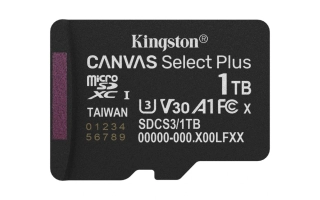 Kingston Canvas Select Plus/Micro SDXC/1TB/UHS-I U3 / Class 10 / SDCS3/1TBSP
