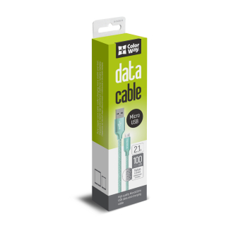 ColorWay Kábel USB MicroUSB 2.1A 1m - mäta
