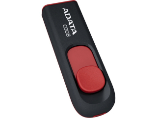 ADATA C008 32GB AC008-32G-RKD čierno/červená (potlač)