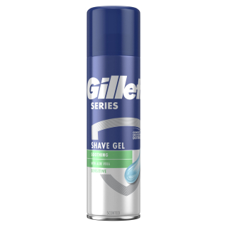 GILLETTE gél 200ml Series Sensitive Aloe Vera