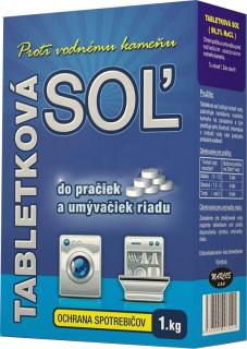 MARCOS Tabletková soľ 1kg krabica