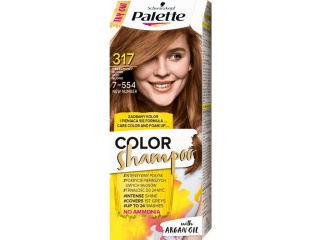 PALETTE COLOR SHAMPOO farba na vlasy 317 Orechovo plavý