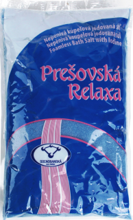 RELAXA PREŠOVSKÁ soľ do kúpeľa 1kg Aloe Vera (nepenivá)