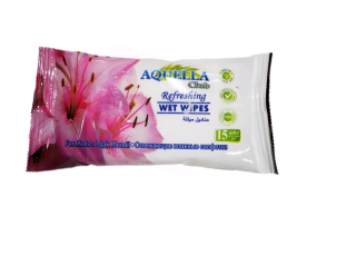 AQUELLA vlhčené obrúsky 15ks