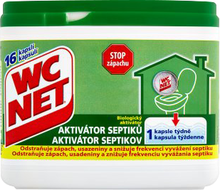 WC NET aktivátor septikov 16ks