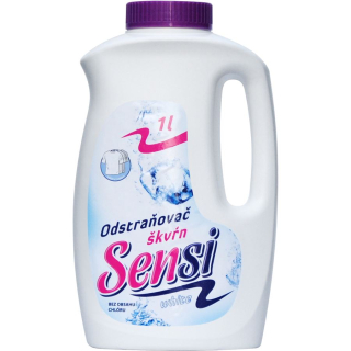 SENSI odstraňovač škvŕn 1000 ml white
