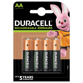 Duracell R6/AA 2500 mAh - 4ks