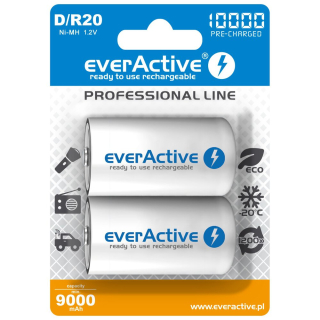 everActive professional line R20/D Ni-MH 10000 mAh - 2ks