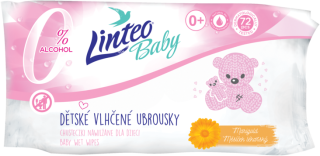 LINTEO BABY vlhčené obrúsky 72ks