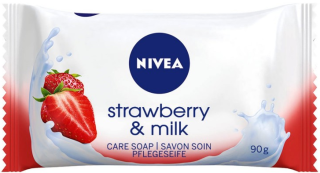 NIVEA mydlo 90g Strawberry & Milk