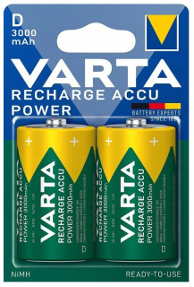 Varta R20/D R2U Ni-MH 3000 mAh (56720) - 2ks