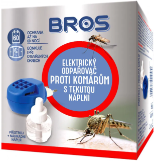 BROS elektrický odparovač s tekutou náplňou 60 nocí